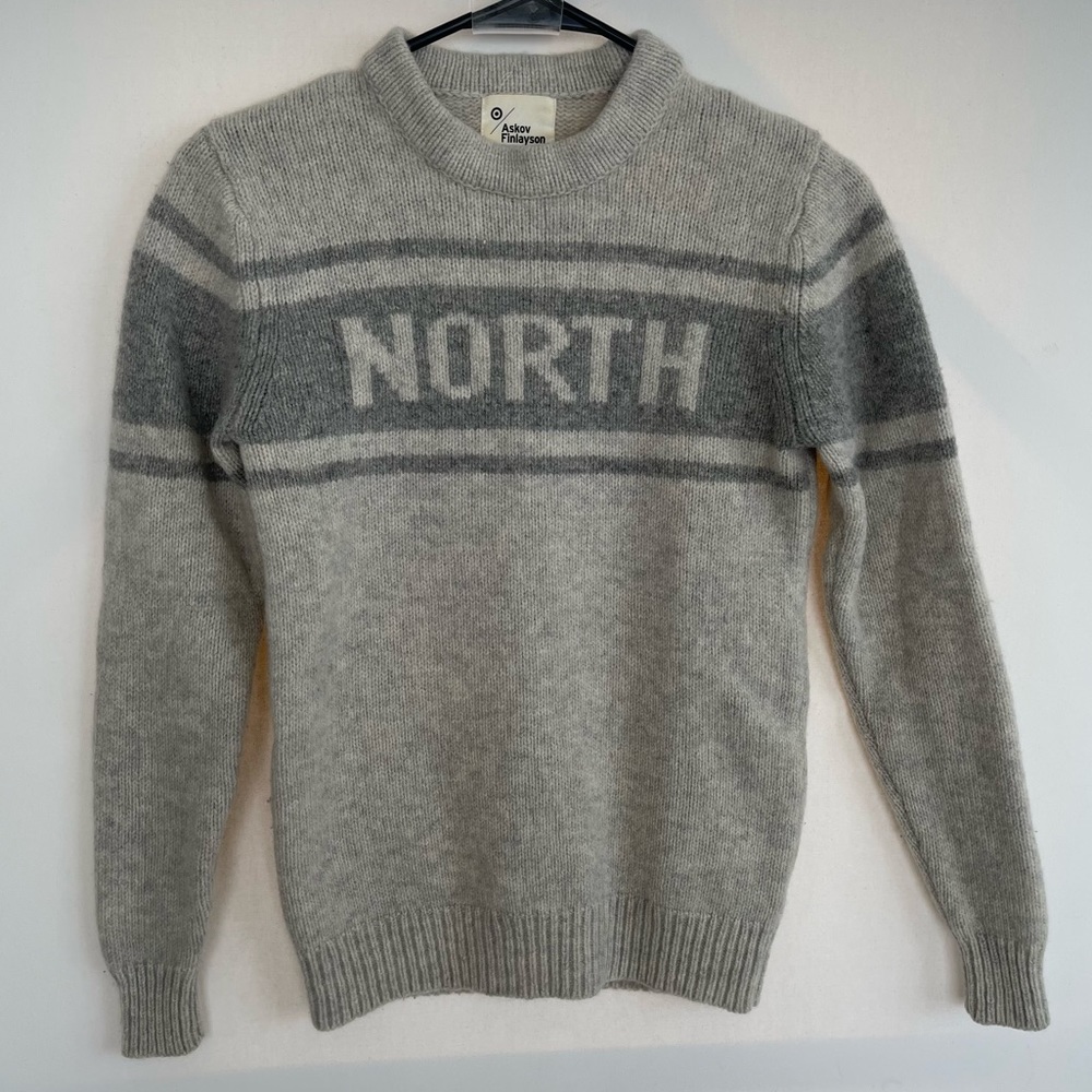Gray Crew Neck Sweater